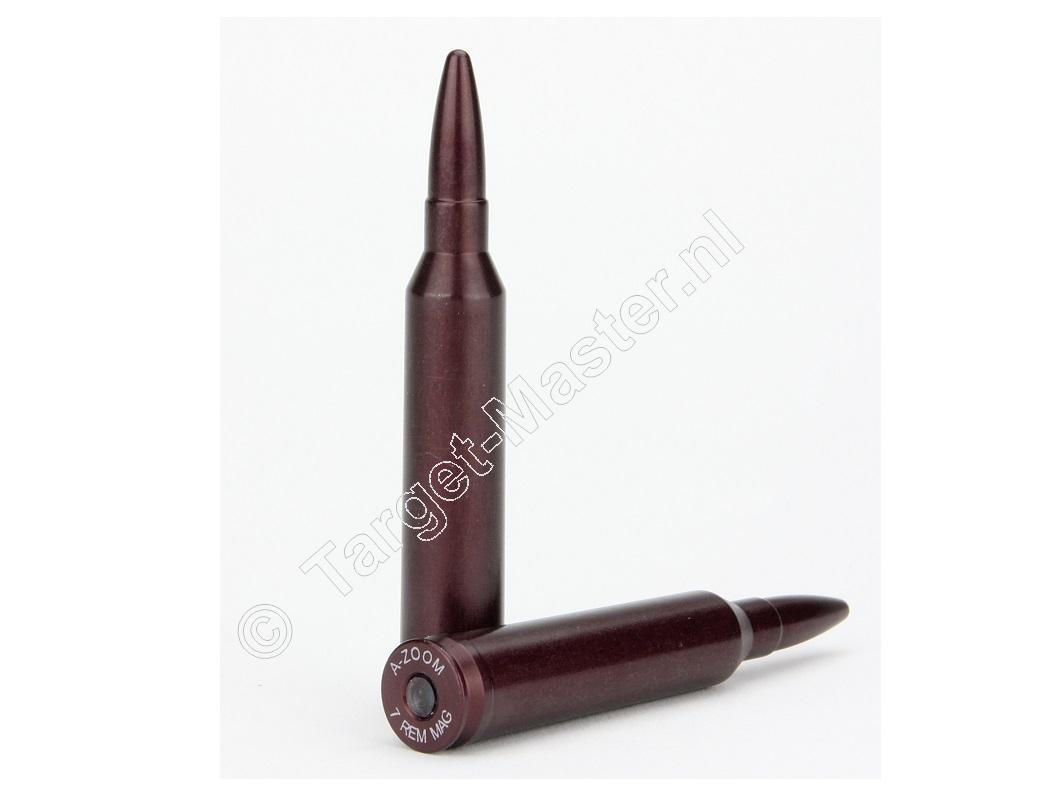 A-Zoom SNAP-CAPS 7mm Remington Magnum Safety Training Rounds package of 2
